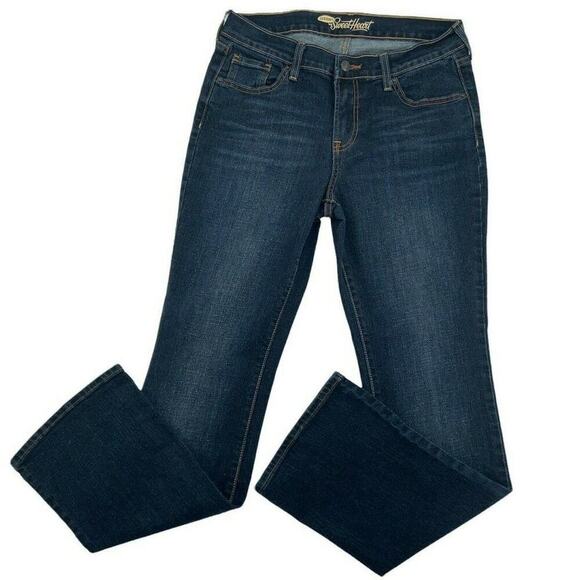 Old Navy Jeans Women's 8 Regular Fit Bootcut Straight Leg Pockets Whiskers Denim - Picture 3 of 9